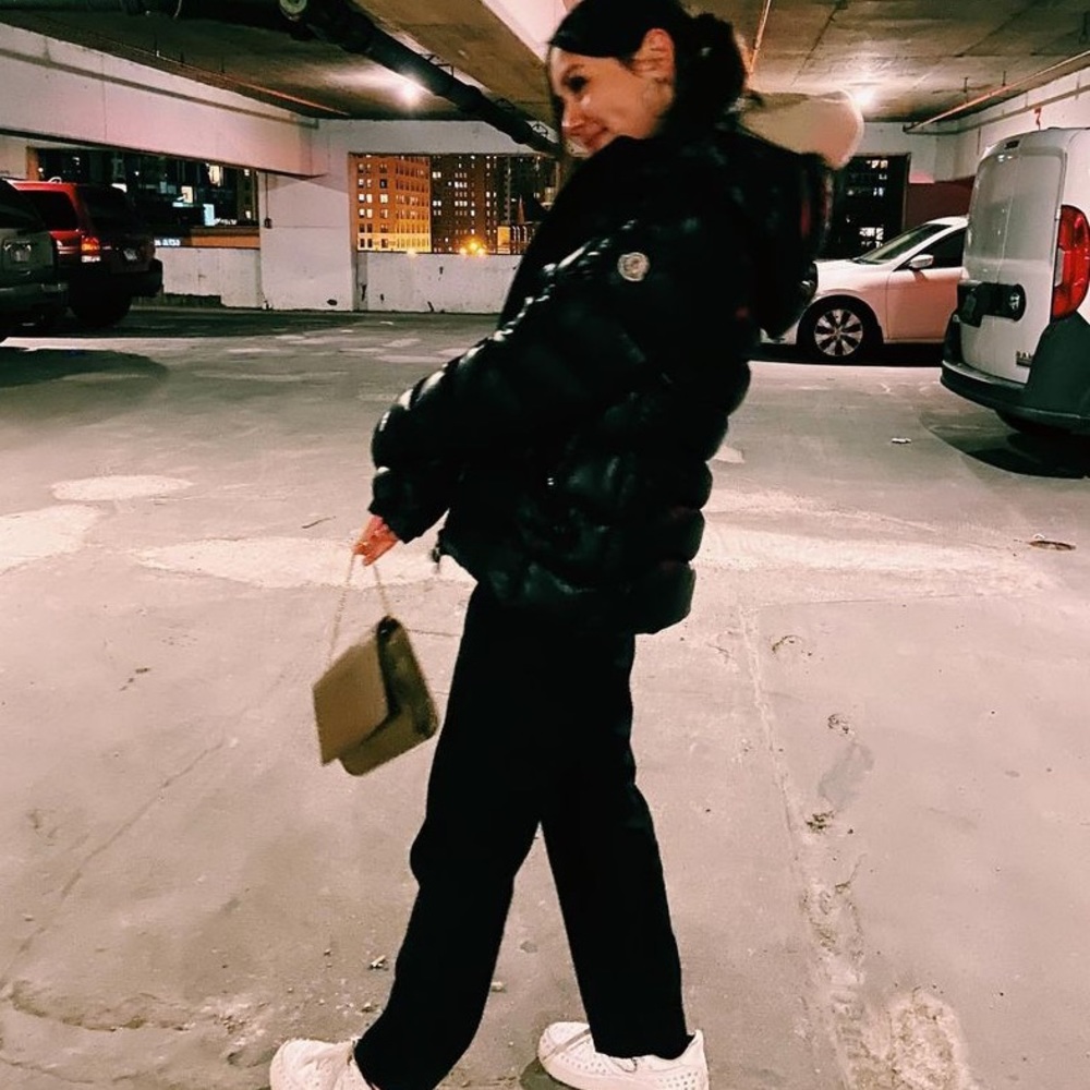 Moncler black ANTHIA GIUBBOTTO women jacket